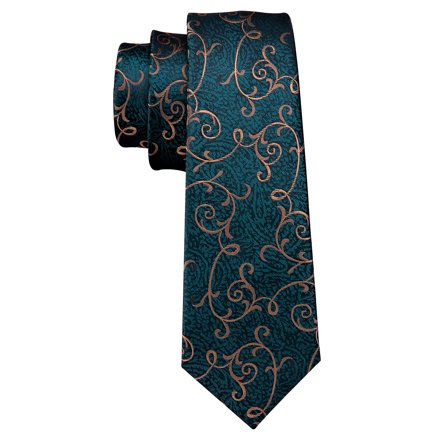 Barry.Wang Green Mint Teal Men Tie Hanky Cufflinks Set Jacquard Olive Sage Lawn Cyan Necktie For Male Wedding Business Gift