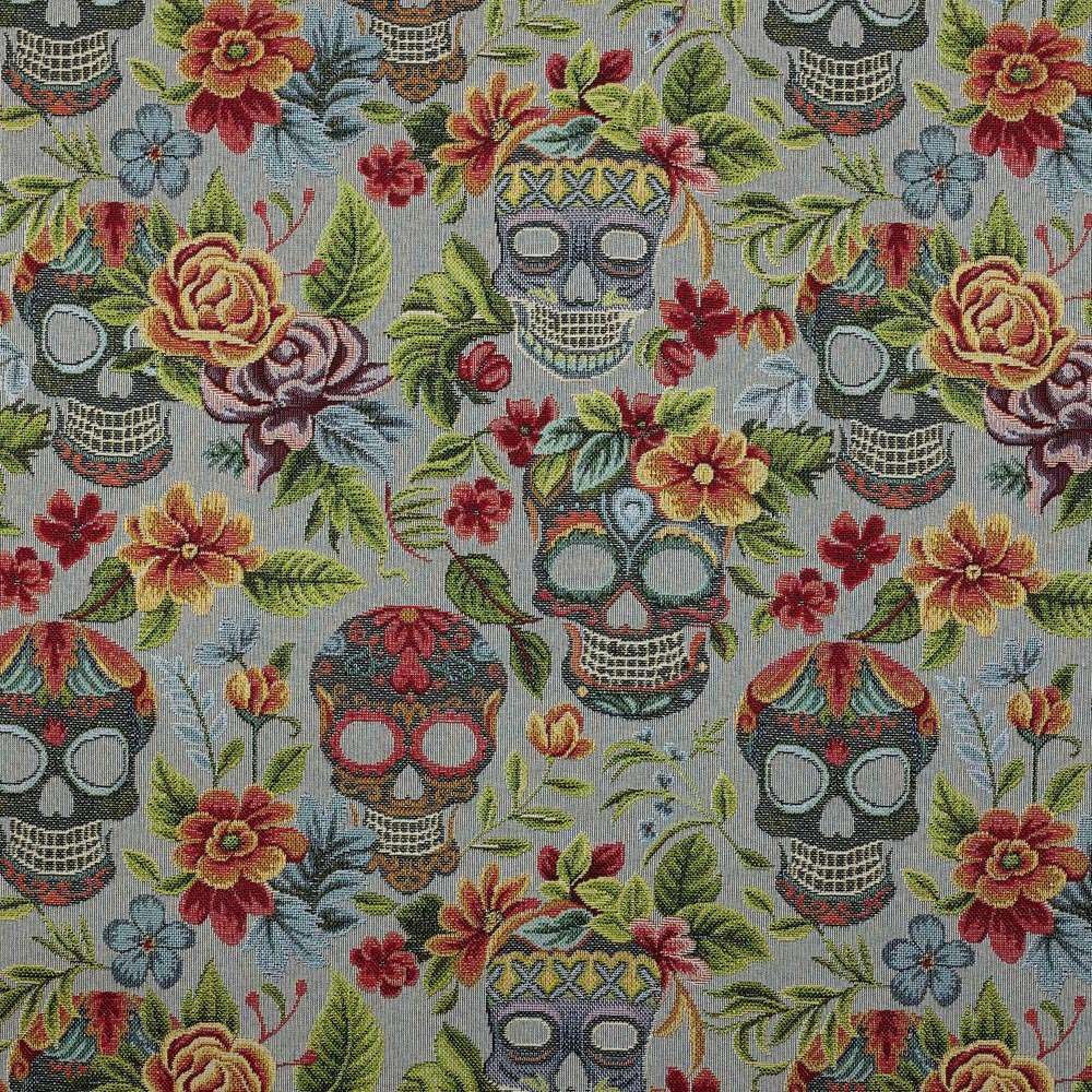 Kt KILOtela - Tela Tapicería, Jacquard Gobelino, Tapizar Sillas, Cojines, Cabecero, Sofá, Bolsos, Resistente al Desgaste, Costura, 100 cm Largo x 280 cm Ancho, Geométrico, Multicolor, 1 metro — view 34