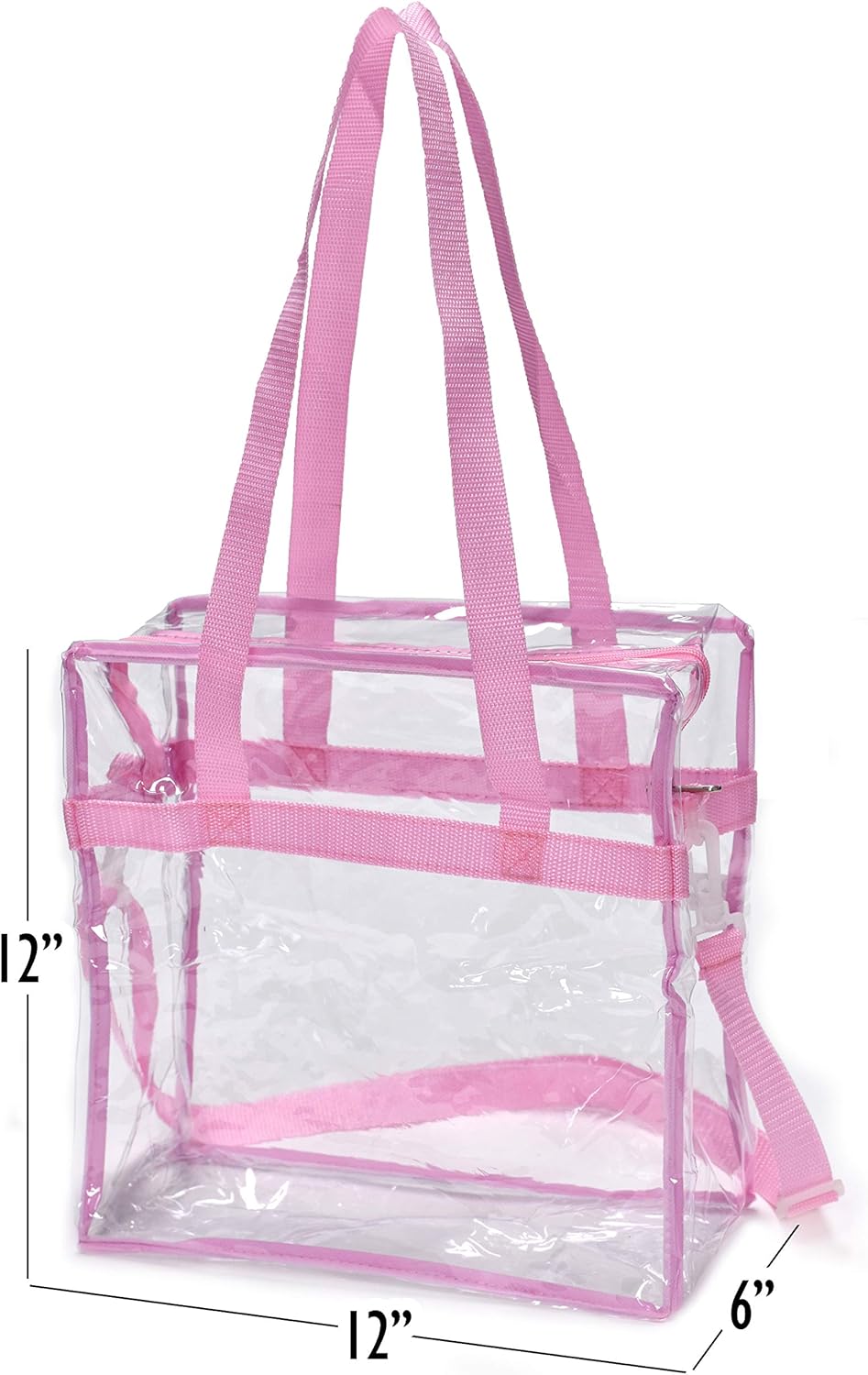 Handy Laundry Clear Tote Bag Side View