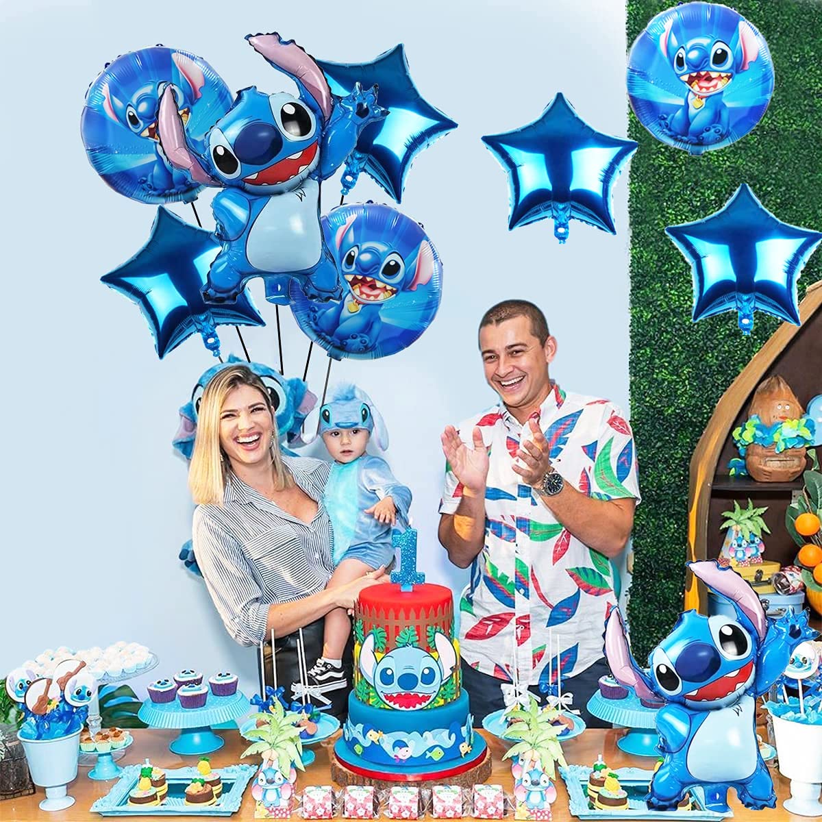 Kit Palloncini Compleanno Stitch - 22 Pezzi Per Feste A Tema - Foto 5