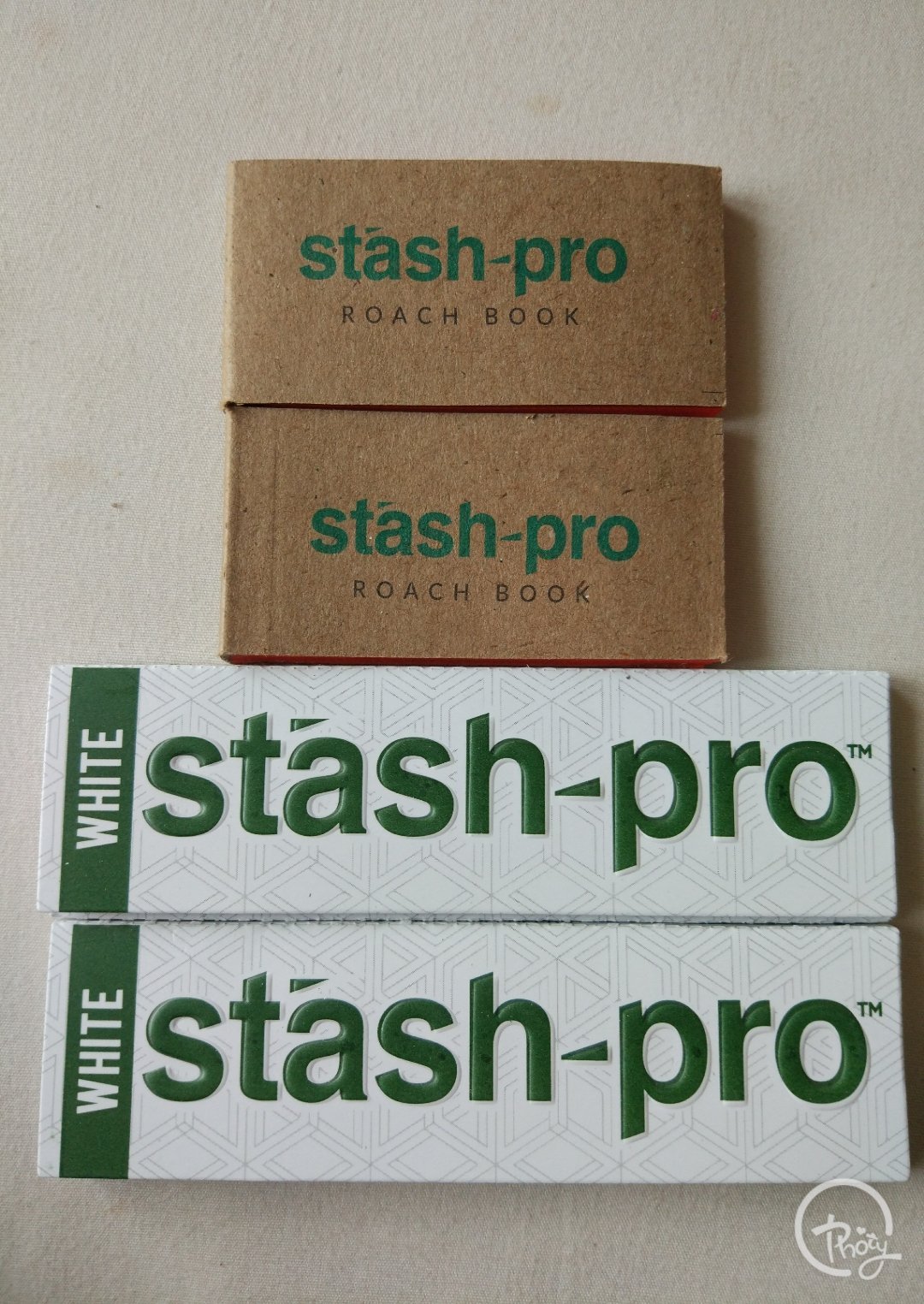 Stash Pro Combo 2 White Rolling Papers +2 Roach Books