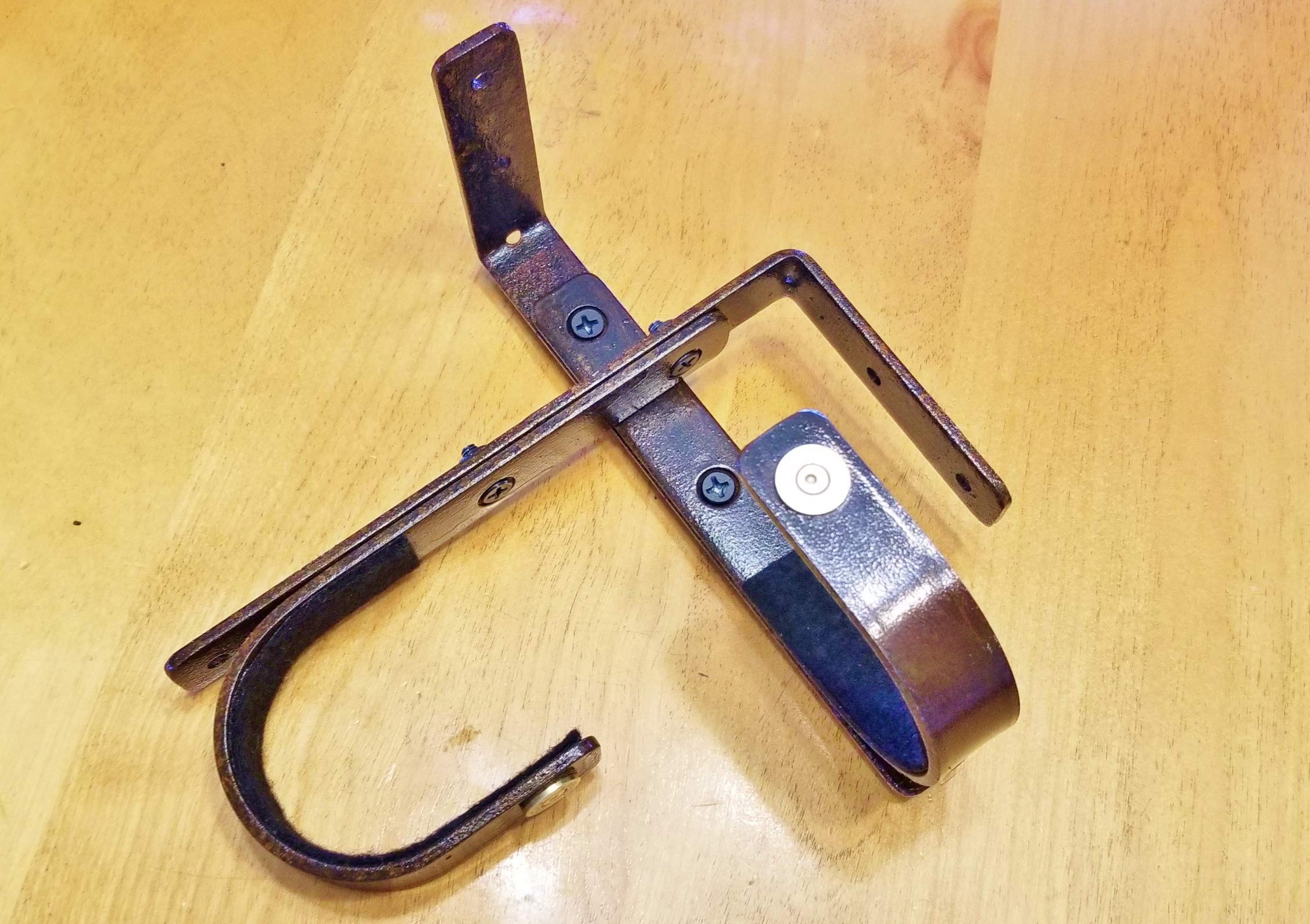 Buy VERDICT BRACKETS Fireplace Rifle Hangers Mantle Hooks for Hanging