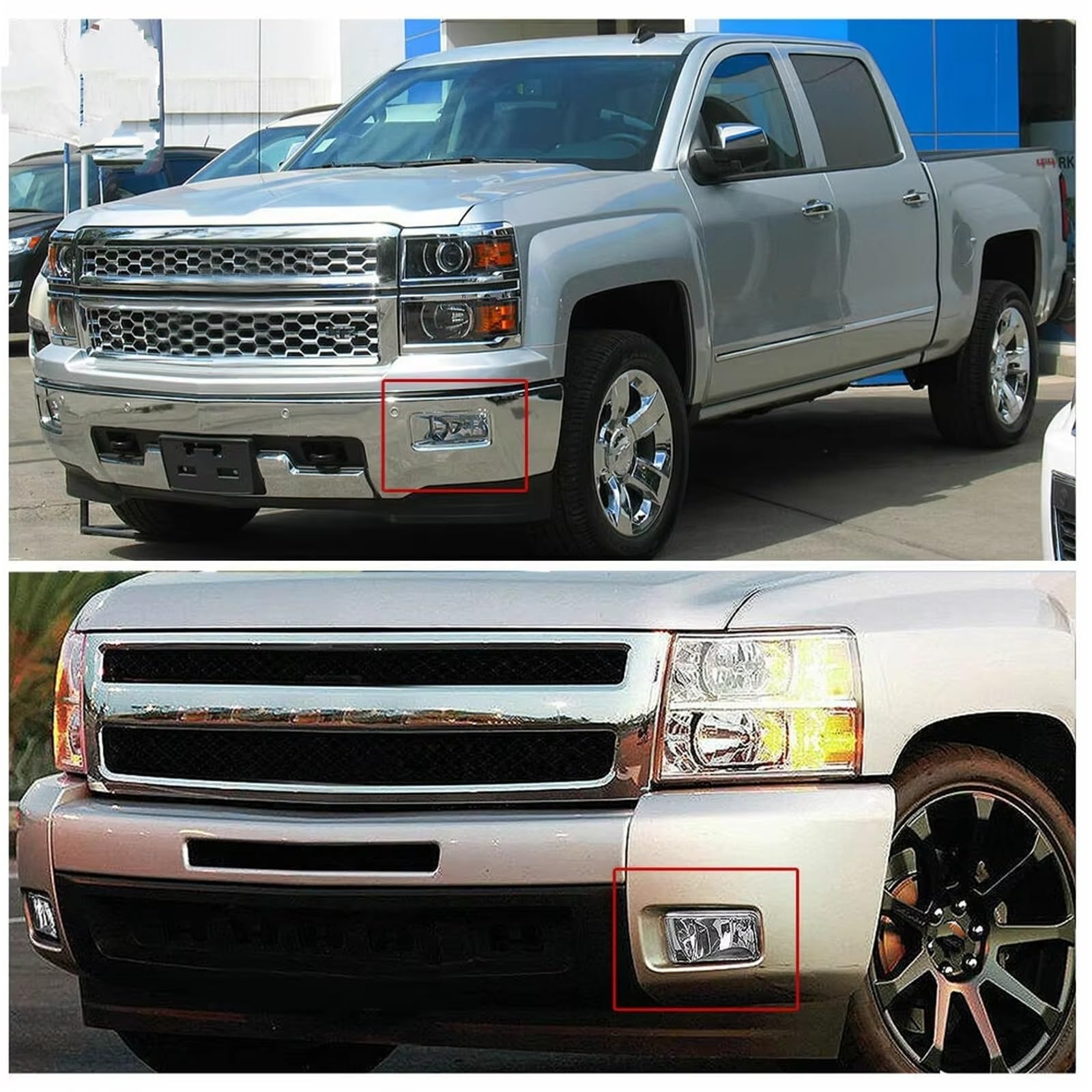 Fari Auto Paraurti Anteriore Nebbia Per Cadillac Per Escalade Per Chevy Per Avalanche Per Silverado Per Suburban Per Tahoe Per GMC Per Sierra Per Yukon 07-18 Faro Anteriore