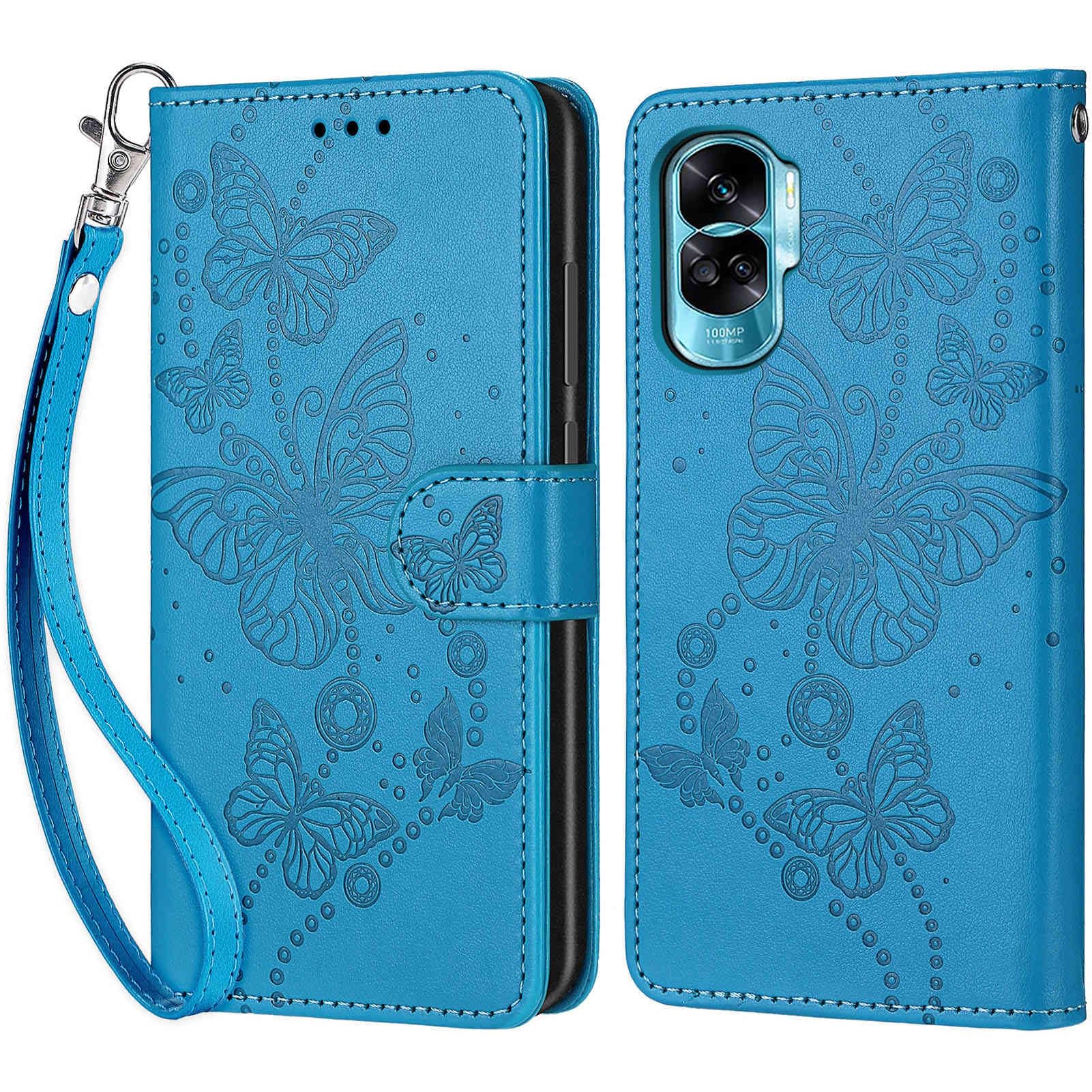 Cover Portafoglio Honor 90 Lite Con Supporto E Chiusura Magnetica - Farfalla