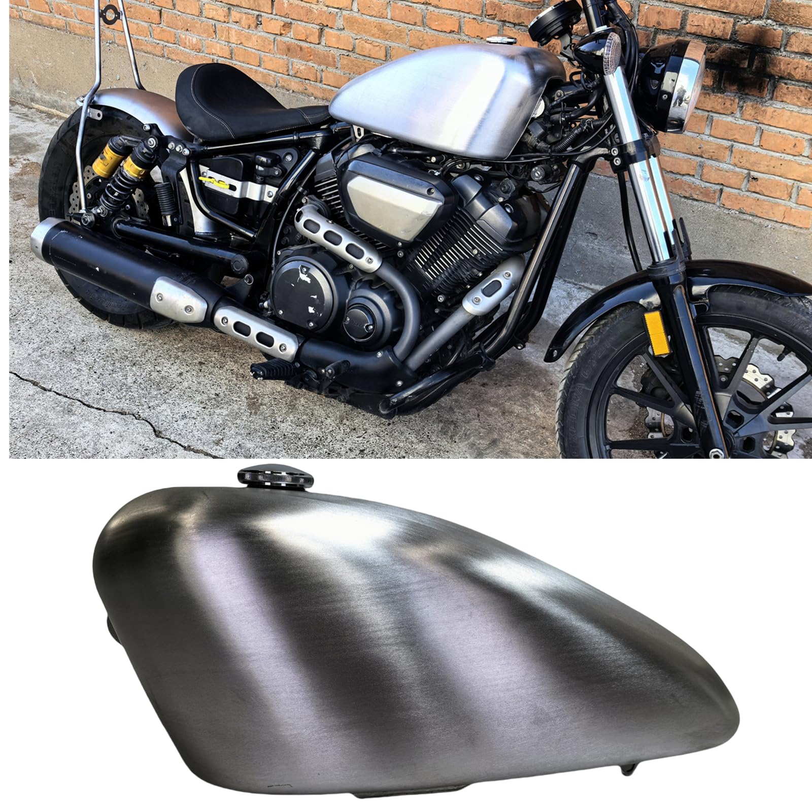 Amazon.com: Motorcycle Petrol Fuel Tank For Yamaha XV950 2014-2023
