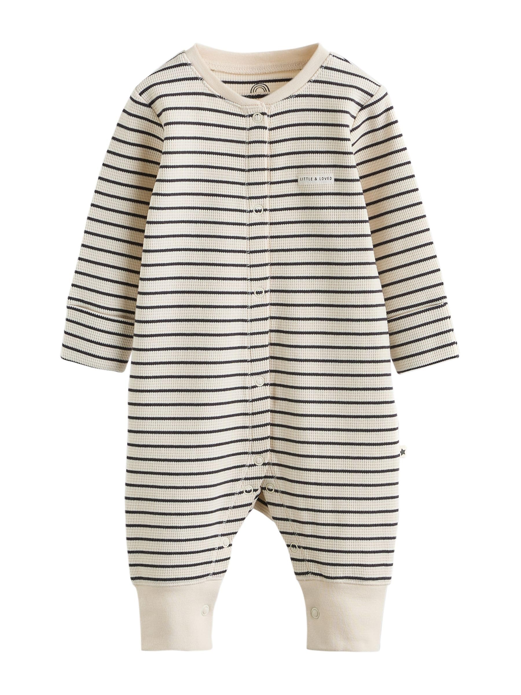 NEXT Bambini Confezione da 3 Tutine Bebè | Neonato, Standard, Mid Rise, Button