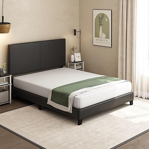 Furinno Tidur - Colchón de espuma viscoelástica de gel refrescante, 8 pulgadas, Queen, color blanco disponible en Yaxa El Salvador