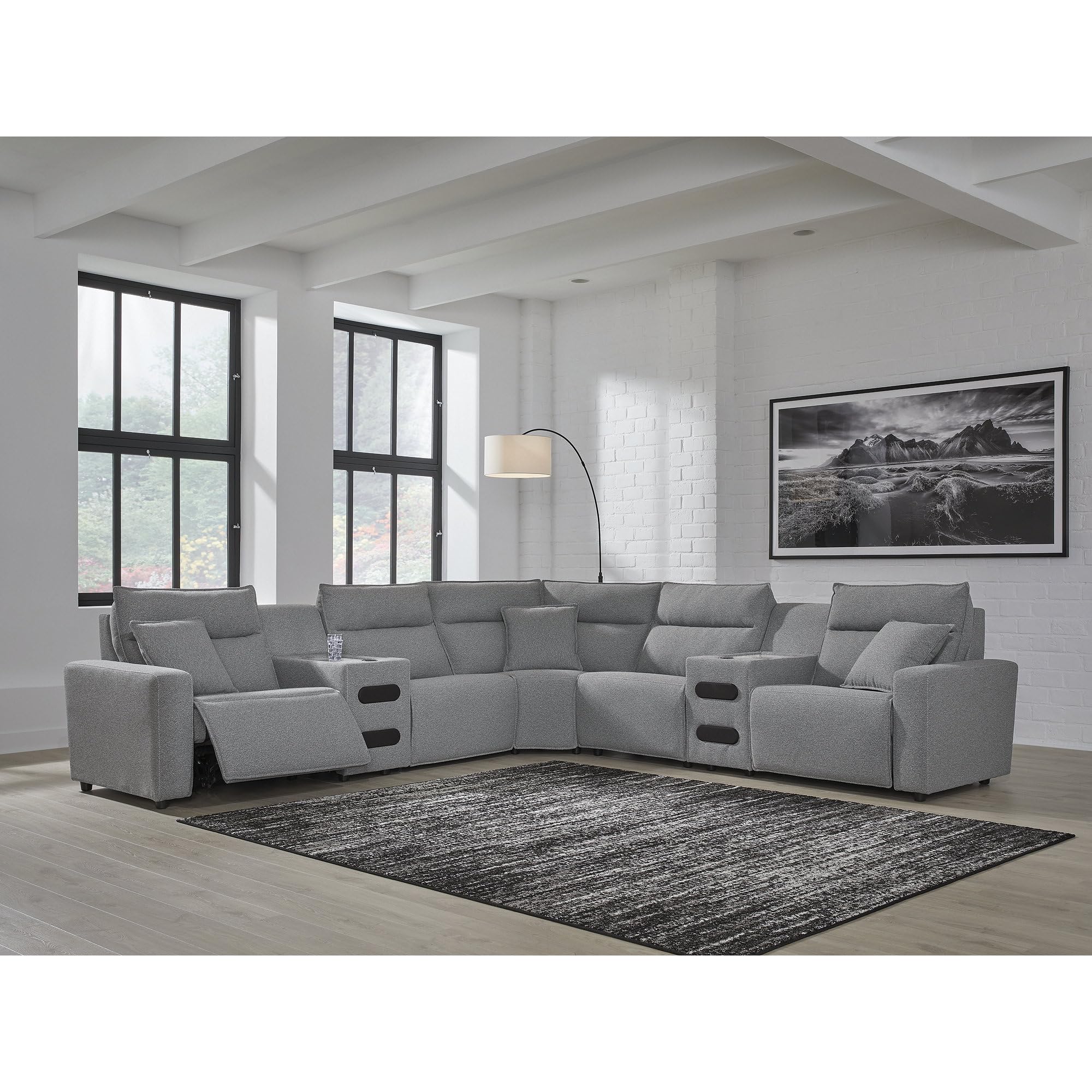 Signature Design by Ashley 7-Piece L-Shape Power Reclining Sectional