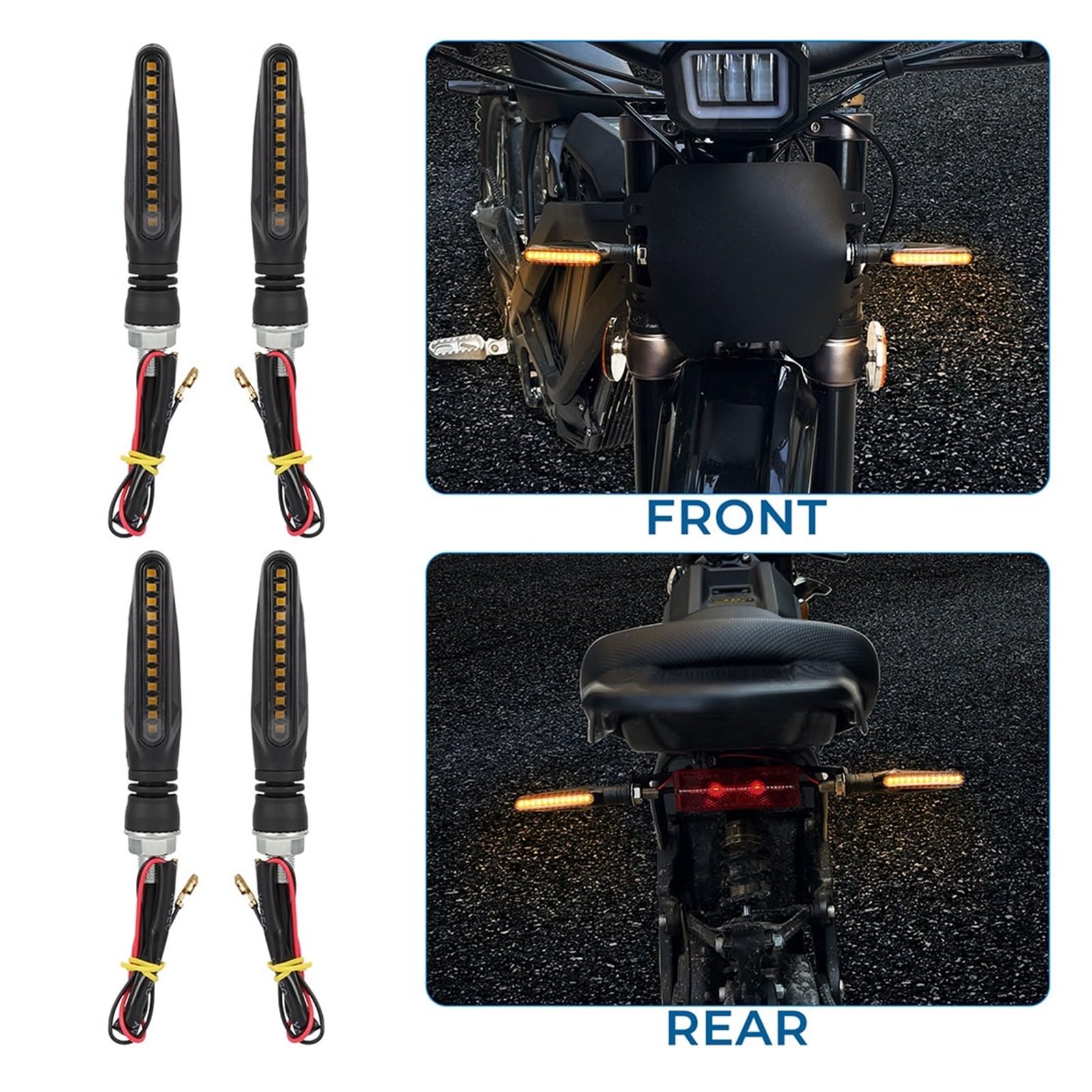 Kit De Luces De Giro LED para Talaria Sting MX4 R, Delanteras Y Traseras, Homologadas para Circular En La Calle, Accesorios para Motocicleta Luces indicadoras Motocicleta