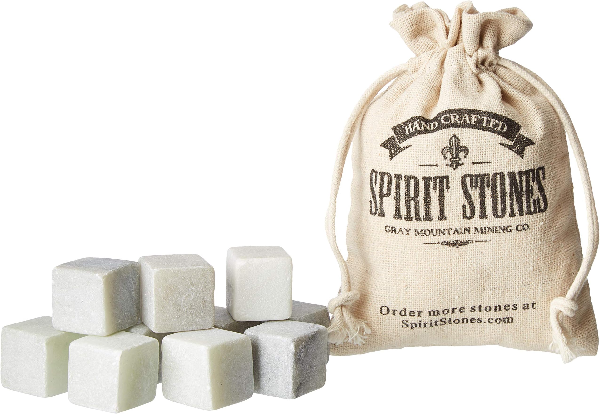 - Set of 10 whiskey Chilling Rocks 100% Pure Soapstone cubes