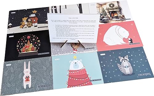 Calendario de adviento de atención plena, 24 tarjetas de atención plena para ayudarte a disfrutar y apreciar aún más la Navidad (atención plena) disponible en Yaxa Colombia