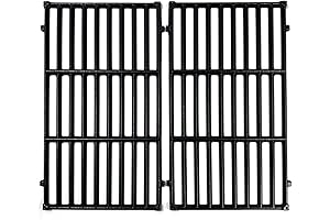 DC131 7637 17.5" Premium Cast Iron Replacement Grill Grates for Weber Spirit 200/210 Series