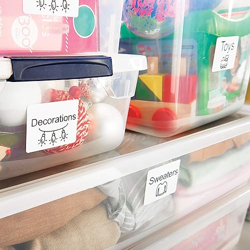 Miniatura 8 de DYMO Etiquetas auténticas LabelWriter multiusos  1.260 in x 2.244 in  12 rollos de 1,000 etiquetas fáciles de despegar (12,000 unidades)