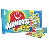Airheads Mini SOURS Candy Bars, Sour Watermelon Punch, Blue Blast, and Lemon Berry Squeeze 12oz Variety Bag