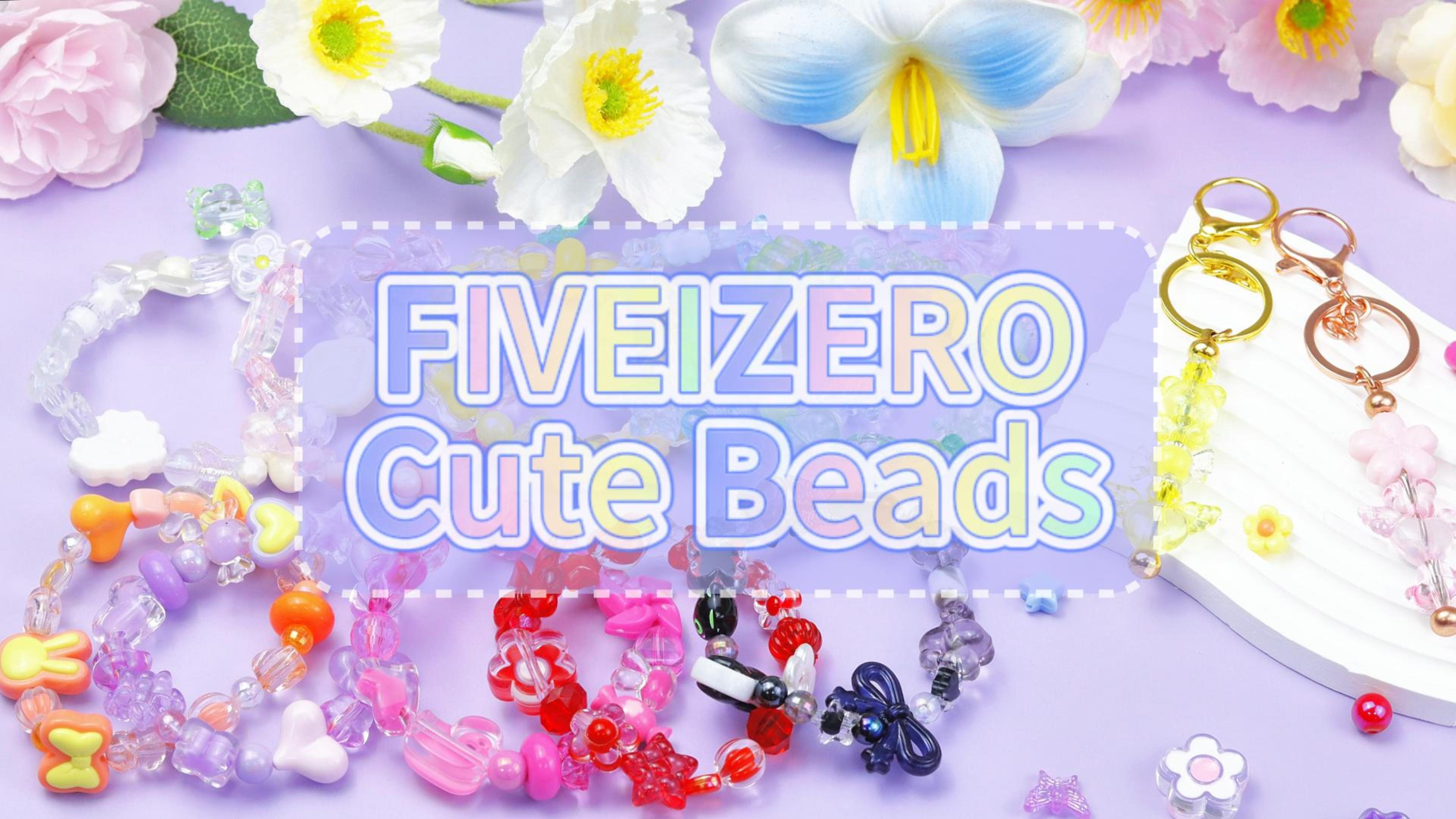 Amazon.com: FIVEIZERO 480PCS Assorted Acrylic Beads for Jewelry