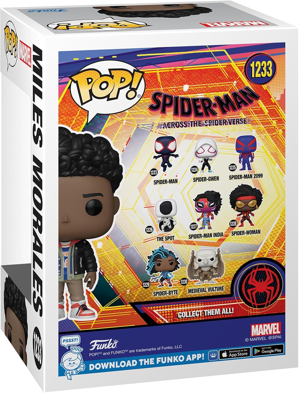 Funko Pop! Vinyl: Spider-Man: Across The Spider-Verse: Miles Morales - Spider-Man - Amazon Exclusive - Collectable Vinyl Figure - Gift Idea - Official Merchandise - Toys for Kids & Adults - Image 3