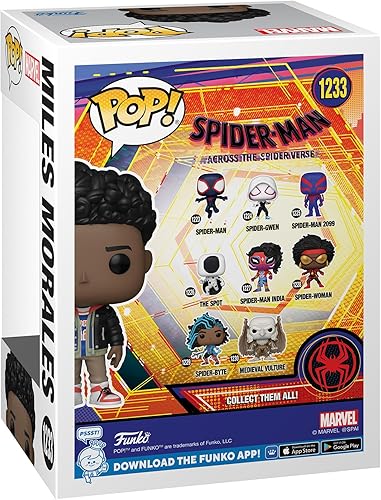 Miniatura 3 de Funko Pop! Vinilo: Spider-Man: Across The Spider-Verse: Miles Morales - Spider-Man - Exclusivo de Amazon - Figura de vinilo coleccionable - Idea de