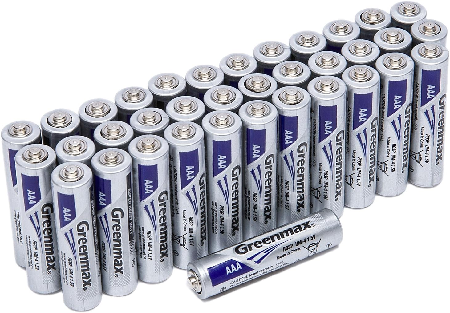 Greenmax 1.5V AAA Alkaline Batteries AAA Performance High Capacity Battery (36-Pack)