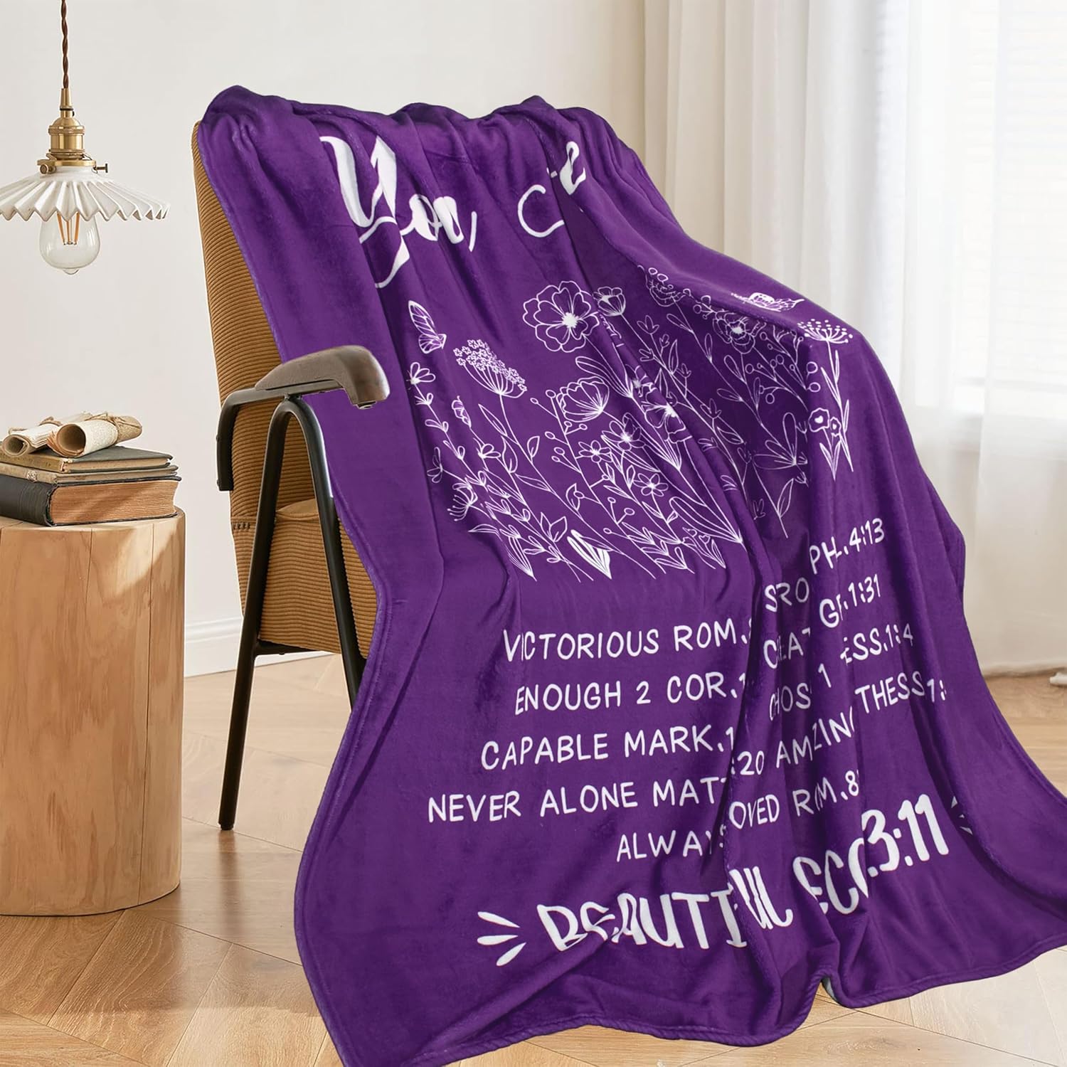 Christian Gifts for Women, Christian Blanket, Religious Birthday Gift for Christians, Inspirational Catholic Gifts for Women, Spiritual Jesus Blankets, Cozy Throw Blanket 50" X 60" - Image 7