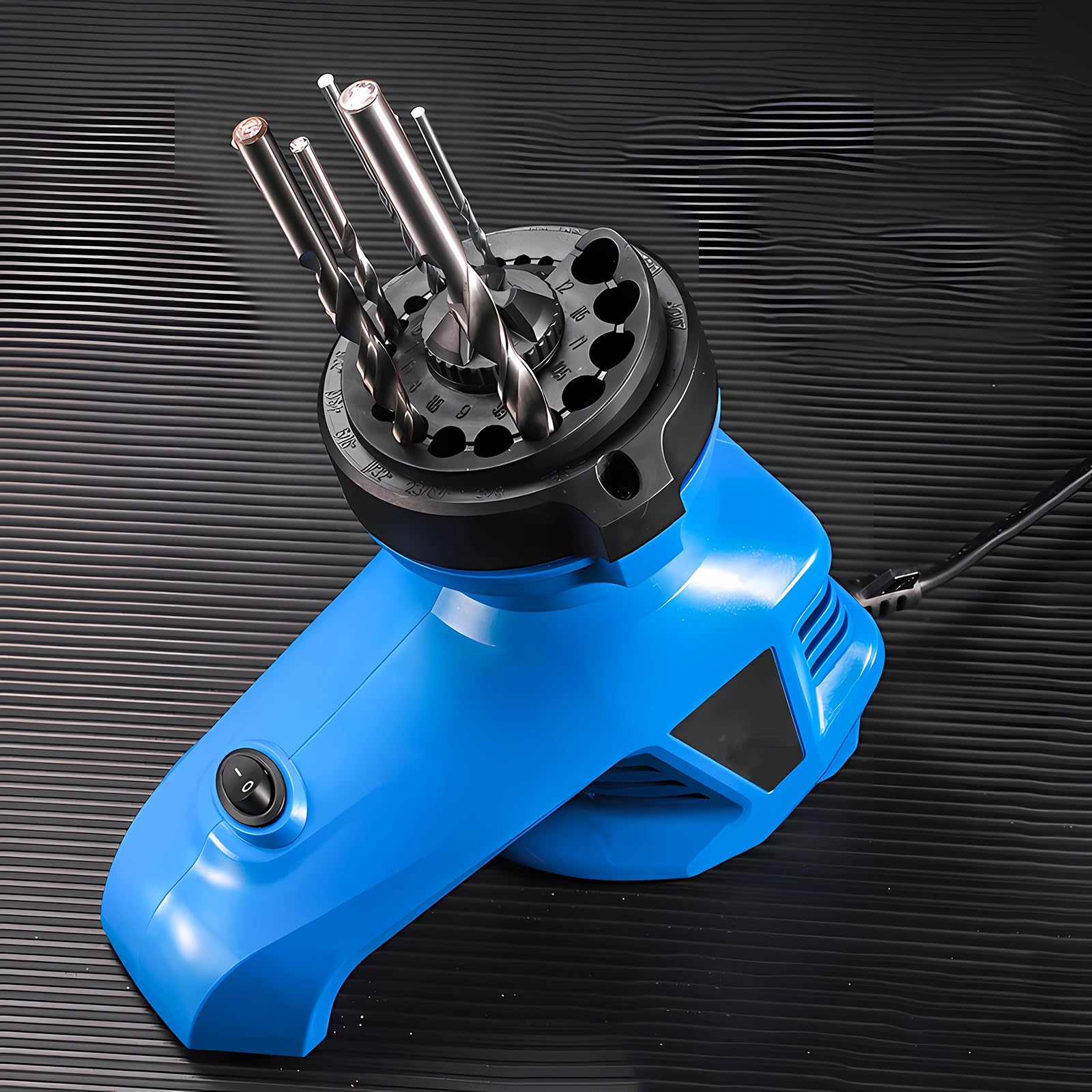 Drill Bit Sharpener,Drill Bit Sharpener For All Bits(1/8''- 15/32''), Twist Drill Bit Sharpener Grinder, Portable Home Use Drill Bit Sharpener Machine
