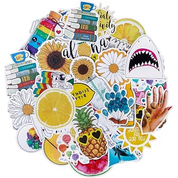 Amazon Com Vsco Stickers 70 Pack I Cute Stickers Waterproof 100