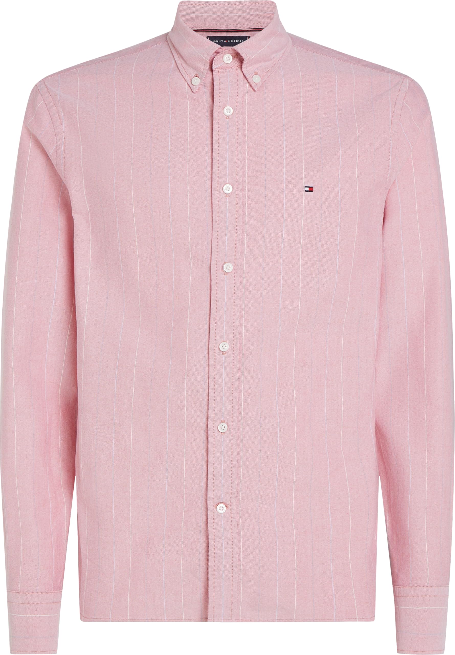 Tommy Hilfiger Long Sleeve Oxford Regular Fit, Men's Button Down Shirts, Also Available in Big and Tall