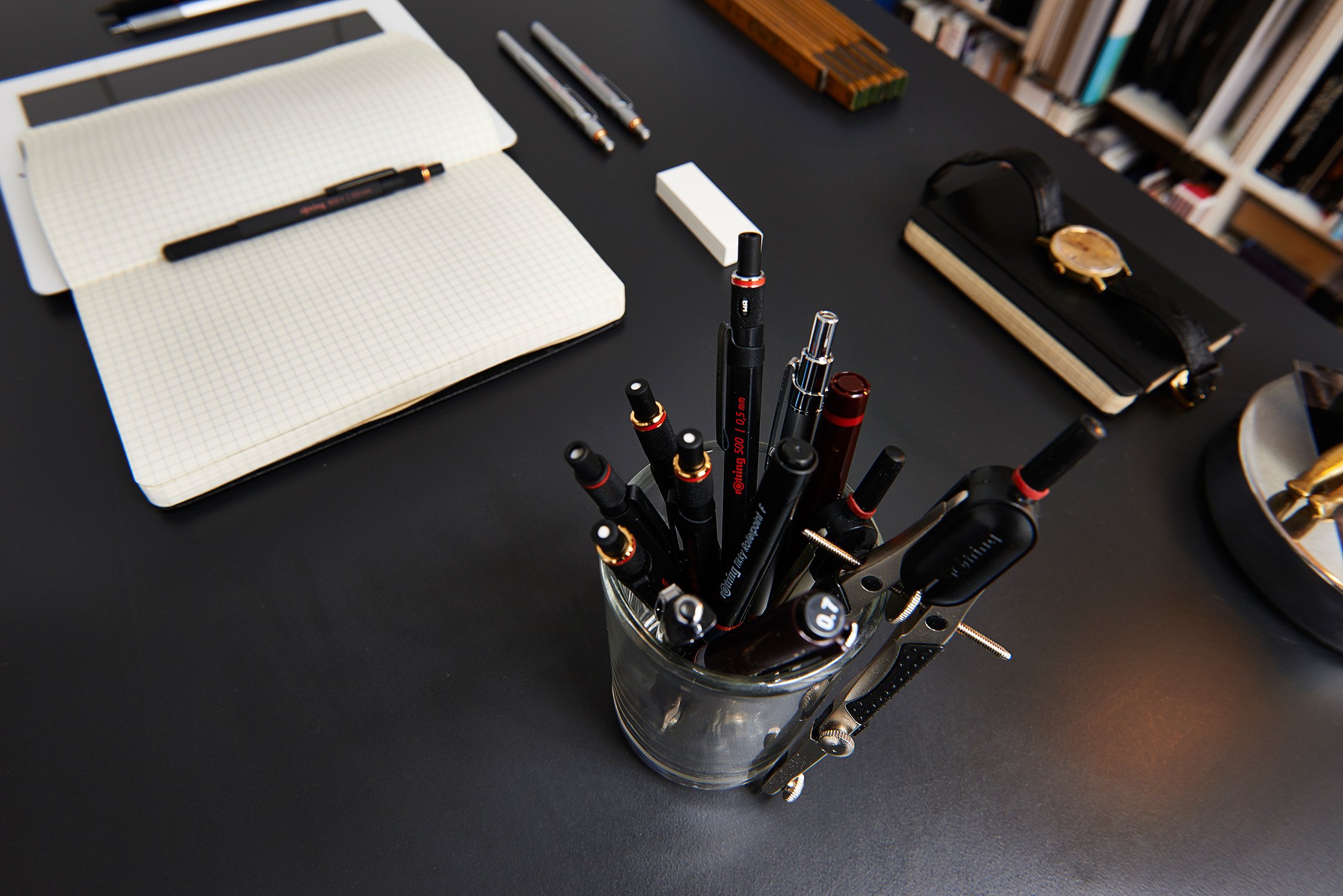 Rotring 1904750.0 Evidenziatore Rapido 1mm - Confezione Da 12 - Inchiostro Pigmentato, Resistente All'Acqua