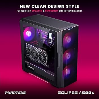 Gaming Pc Case Phanteks Eclipse G400A Mid-Tower PC Case