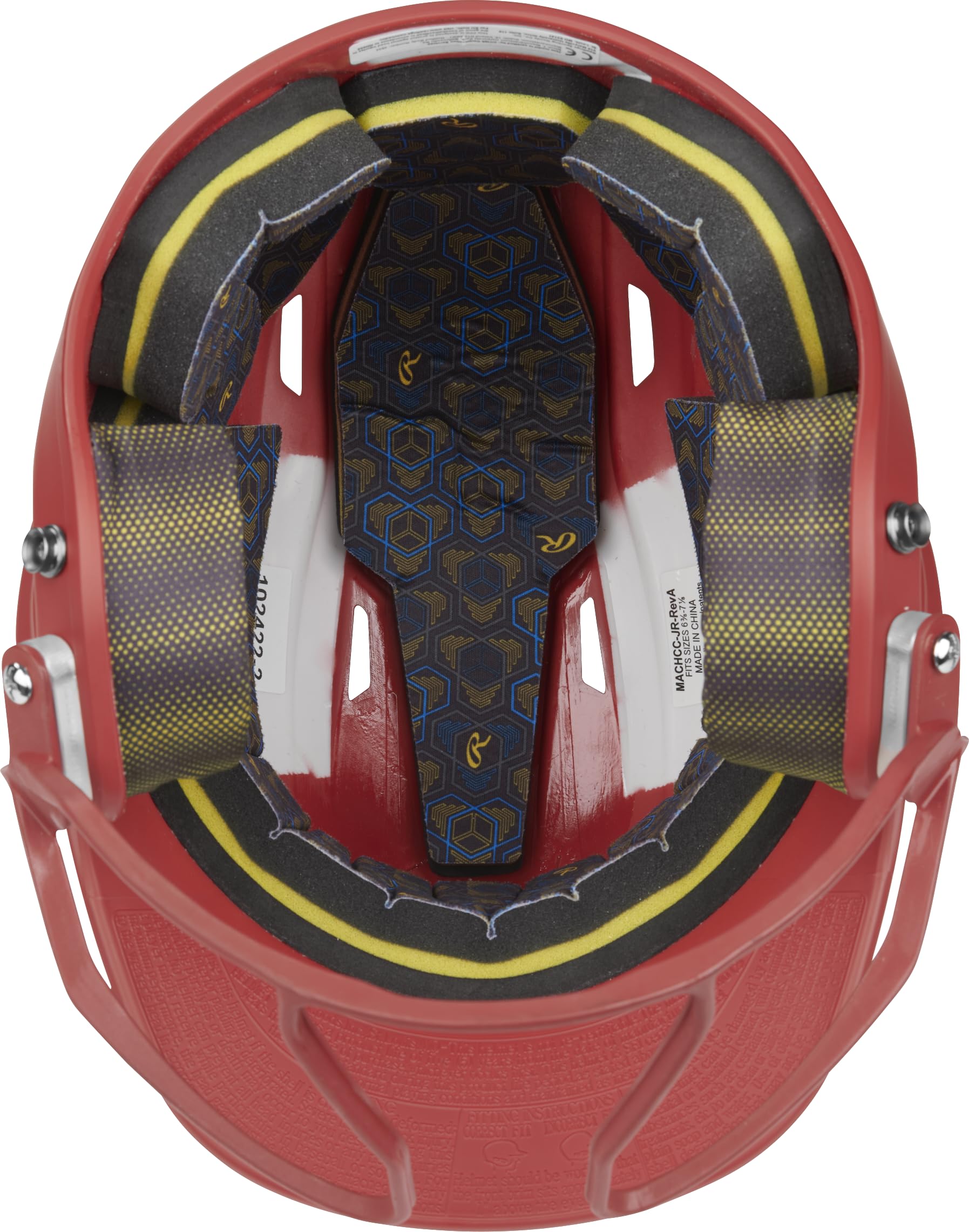 Casque Frappeur Baseball Rawlings VLP Youth - Petit, Rouge - Neuf, Profil Bas, NOCSAE