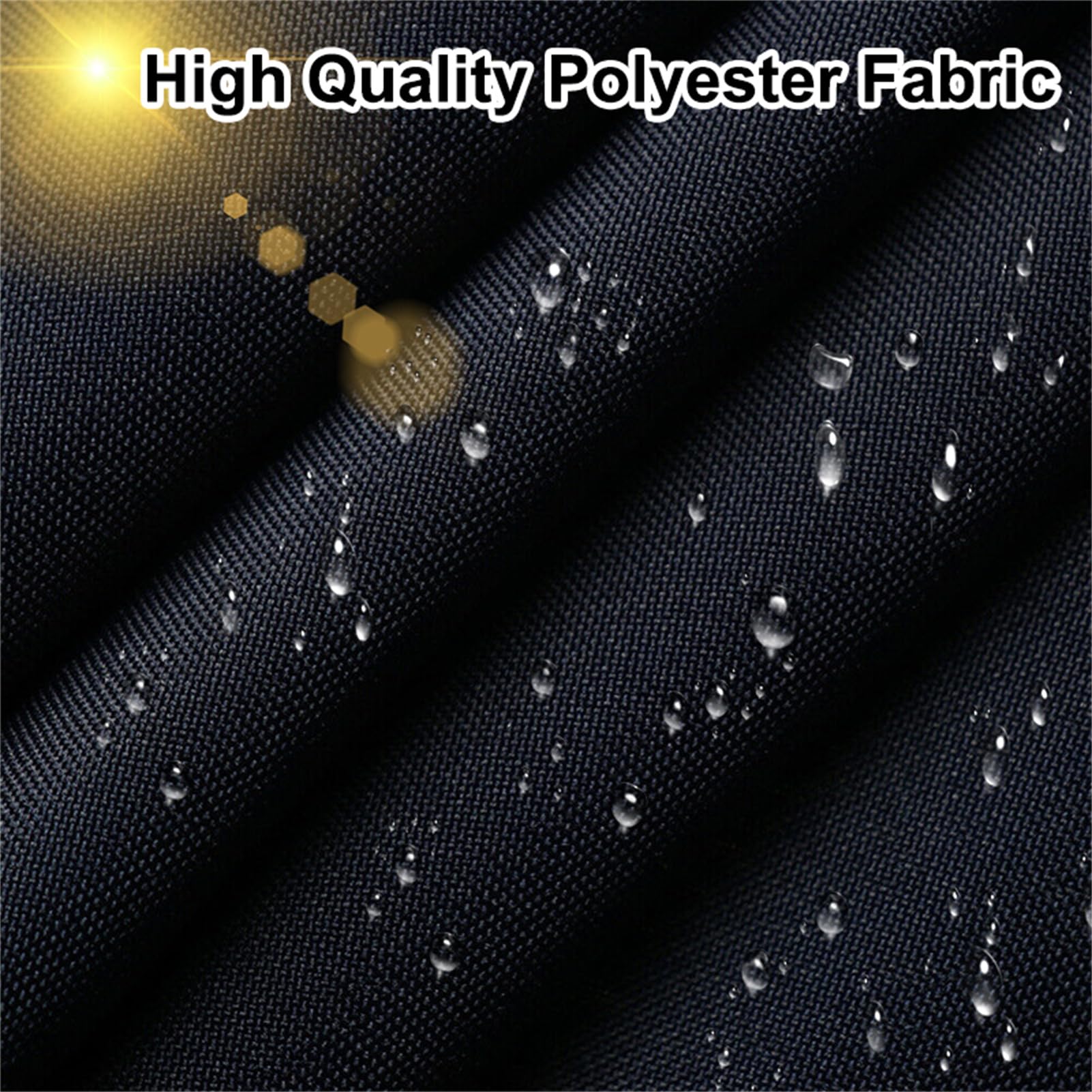 Cubierta de repuesto para sombrilla de exterior, 3 m, 2,7 m, 2,3 m, 2,3 m, 2 m, cubierta de tela impermeable para sombrilla voladiza, resistente a los rayos UV, cubierta superior de sombrilla de