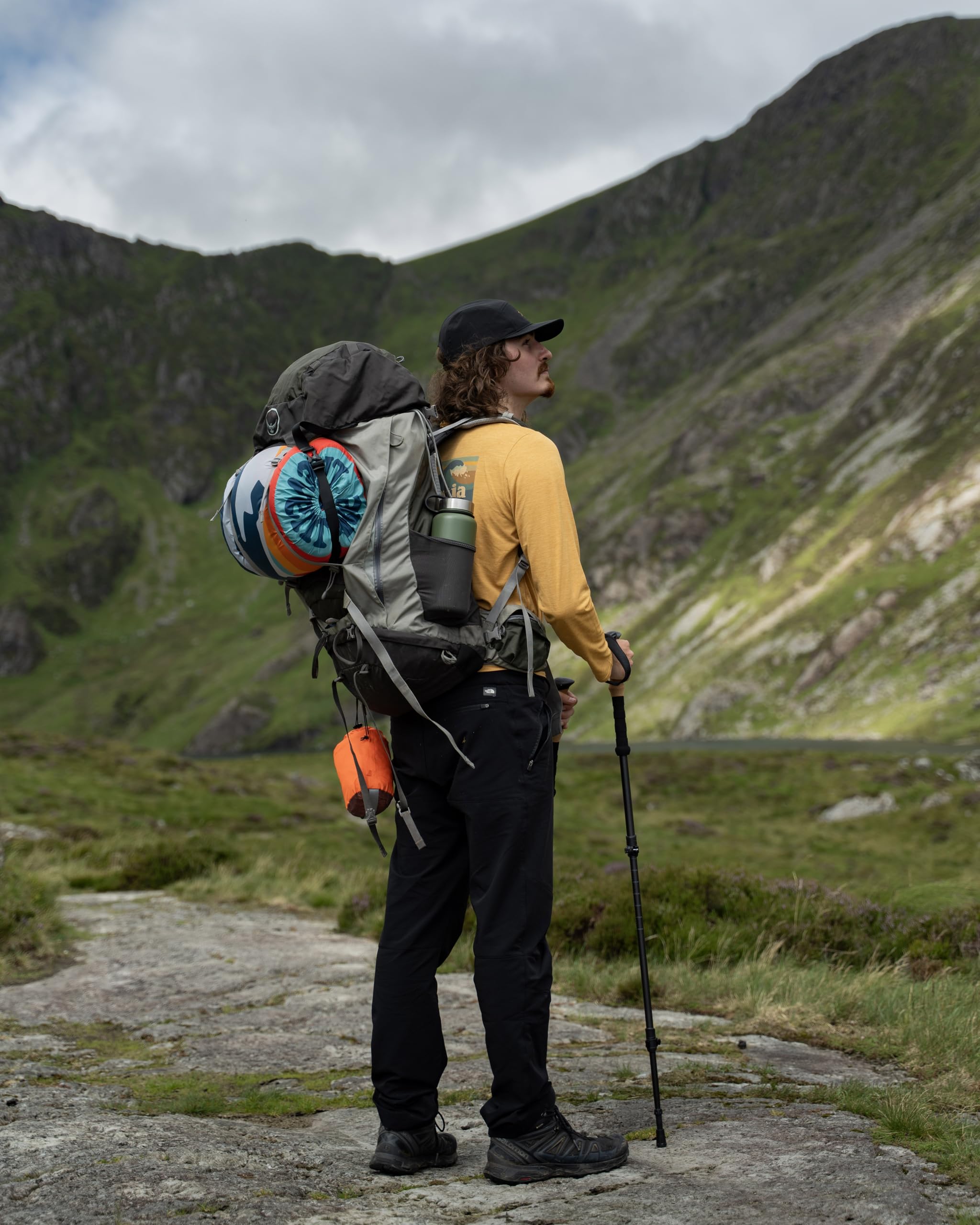 Lifesystems Bastoncini da trekking in fibra di carbonio, 2 pezzi, ultraleggeri, completamente regolabili, per escursionismo, alpinismo