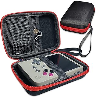 Case for ANBERNIC RG353V RG35XX Handheld Game Console, Travel Case for Miyoo Mini Plus Portable Game Console Accessories (Case Only)