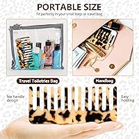 Vista 89 de Patelai Wide Tooth Comb Large Hair Detangling Comb for Curly, Wet Dry Hair, No Handle Detangler Accessories(White, Cyan)