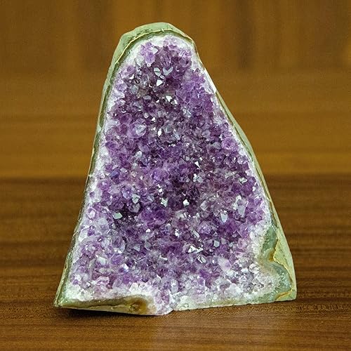 Miniatura 2 de Pachamama Essentials Base de corte de racimo de amatista de Uruguay, cuarzo rosa áspero, palo de selenita pequeño, cristal curativo (juego de 3