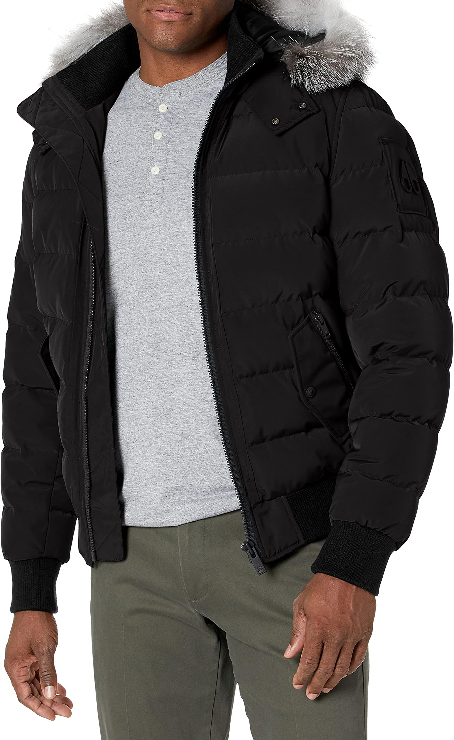 Moose Knuckles Men's Glace Bay Flight Bomber