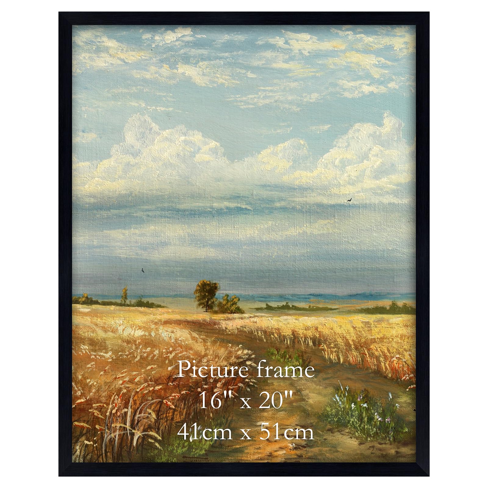 Giftgarden 40x50cm Picture Frame Black, Wall-Mounted 20 x 16 inch Picture Frame for Landscape, Portrait and Artwork - Horizontal or Vertical Display โ image 1