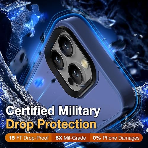 Miniatura 230 de Funda para iPhone 12, a prueba de golpes, para iPhone 12 Pro, protección contra caídas de grado militar, parte trasera dura, delgada, translúcida