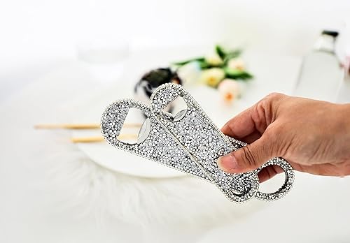 Miniatura 5 de Abridor de cerveza brillante para camareros, abridor de botellas de cerveza de cristal, abridor de botellas de cerveza con purpurina para mujer,
