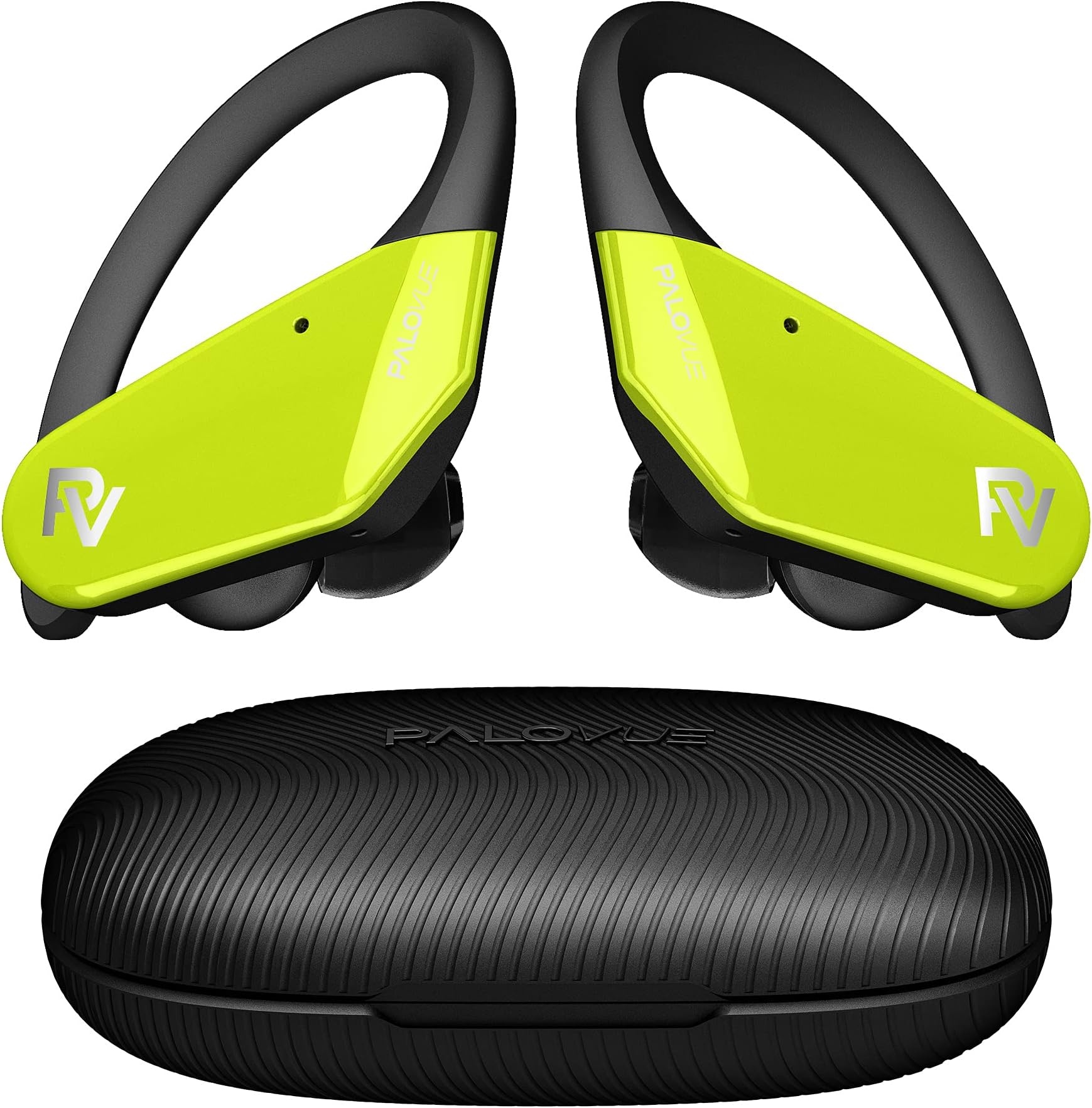 PALOVUE Wireless Earbuds Bluetooth 5.2 Headphones CVC8.0 Noise Cancelling Earbuds for Sport Sweatproof Wireless Earphones, 4 Mic for Clearer Call, Deep Bass Stereo in-Ear Headphones, Fast Pair