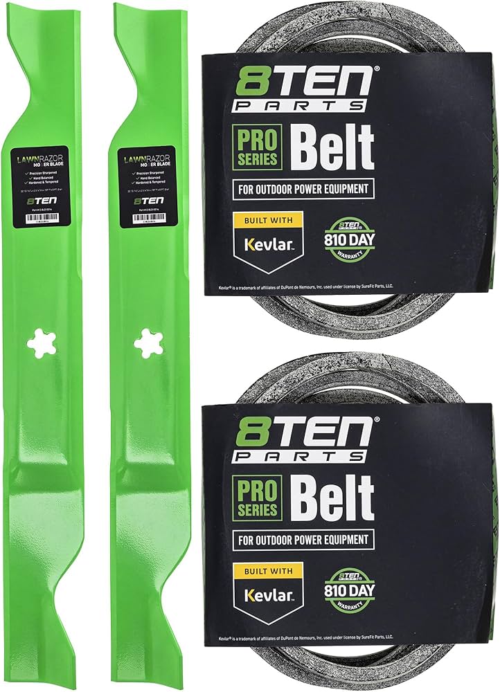 Amazon.com : 8TEN Deck Blade Belt Kit for Husqvarna YTH21K46