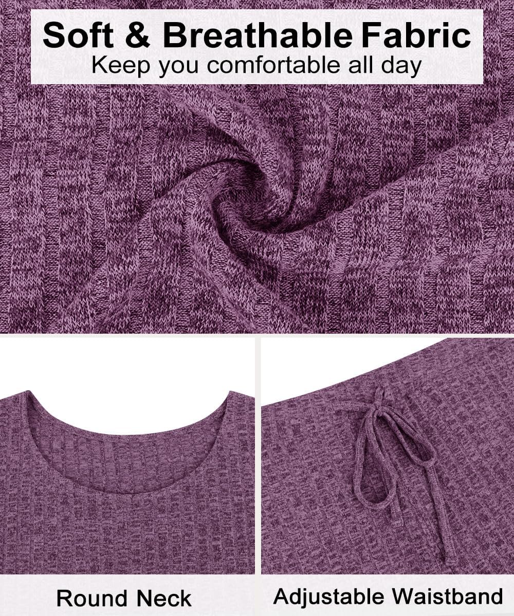 TIYOMI Womens Plus Size 2 Piece Outfits Summer Short Sets Lounge Set Pullover Tops and Shorts Pants with Pocket XL-5XL - Image 5