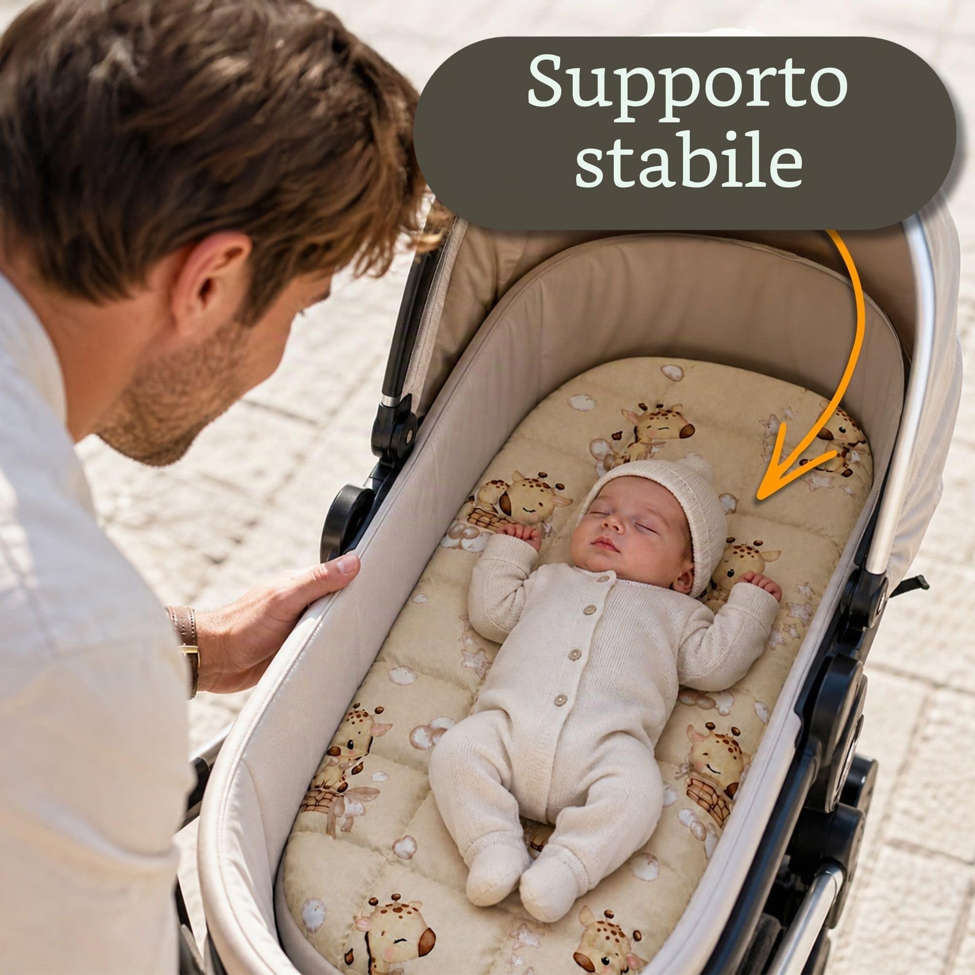 Totsy Baby materasso culla 35x75 cm per navicella carrozzina co-sleeping neonato bebè lettino passeggino ovale lattante comodo sostegno riposo – traspirante & lavabile 75 x 35