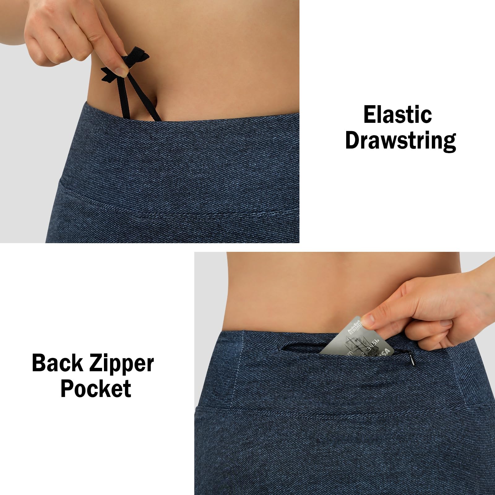 Turnhier Jupe de 50,8 cm pour femmes, longueur genou, jupe décontractée athlétique, tennis, golf avec poches