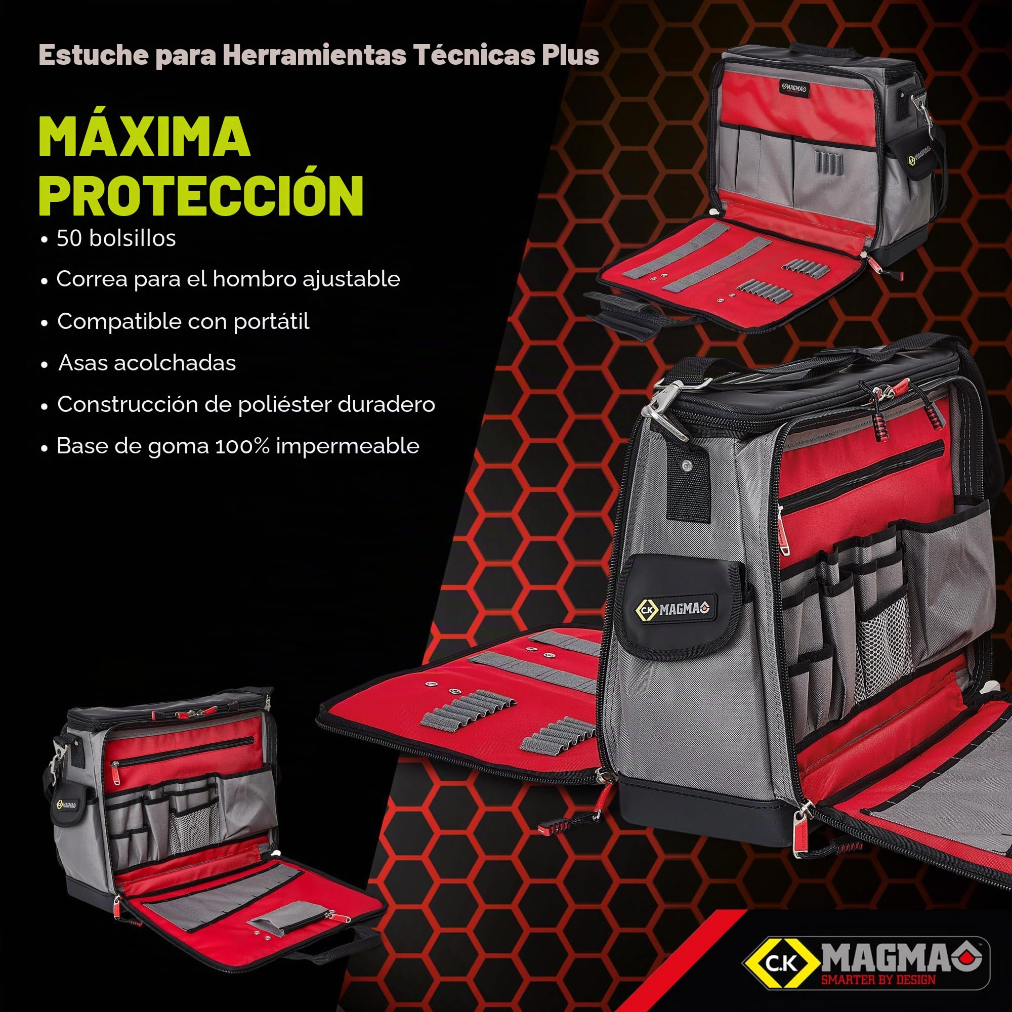 Best Price Square Technician's Tool Case Plus MA2632 by CK Tools