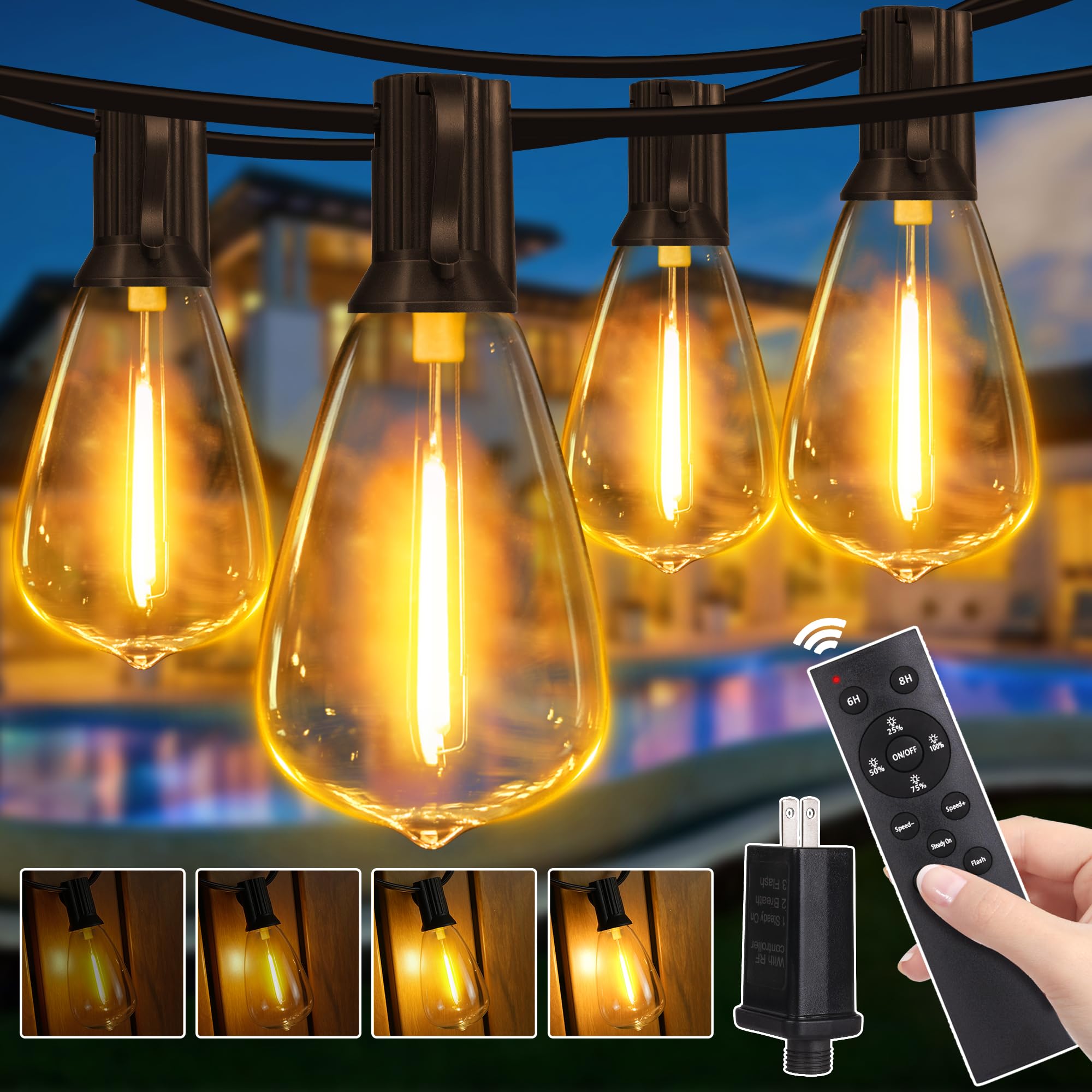 5 Best LED String Lights Outdoor | Warm Backyard Glow