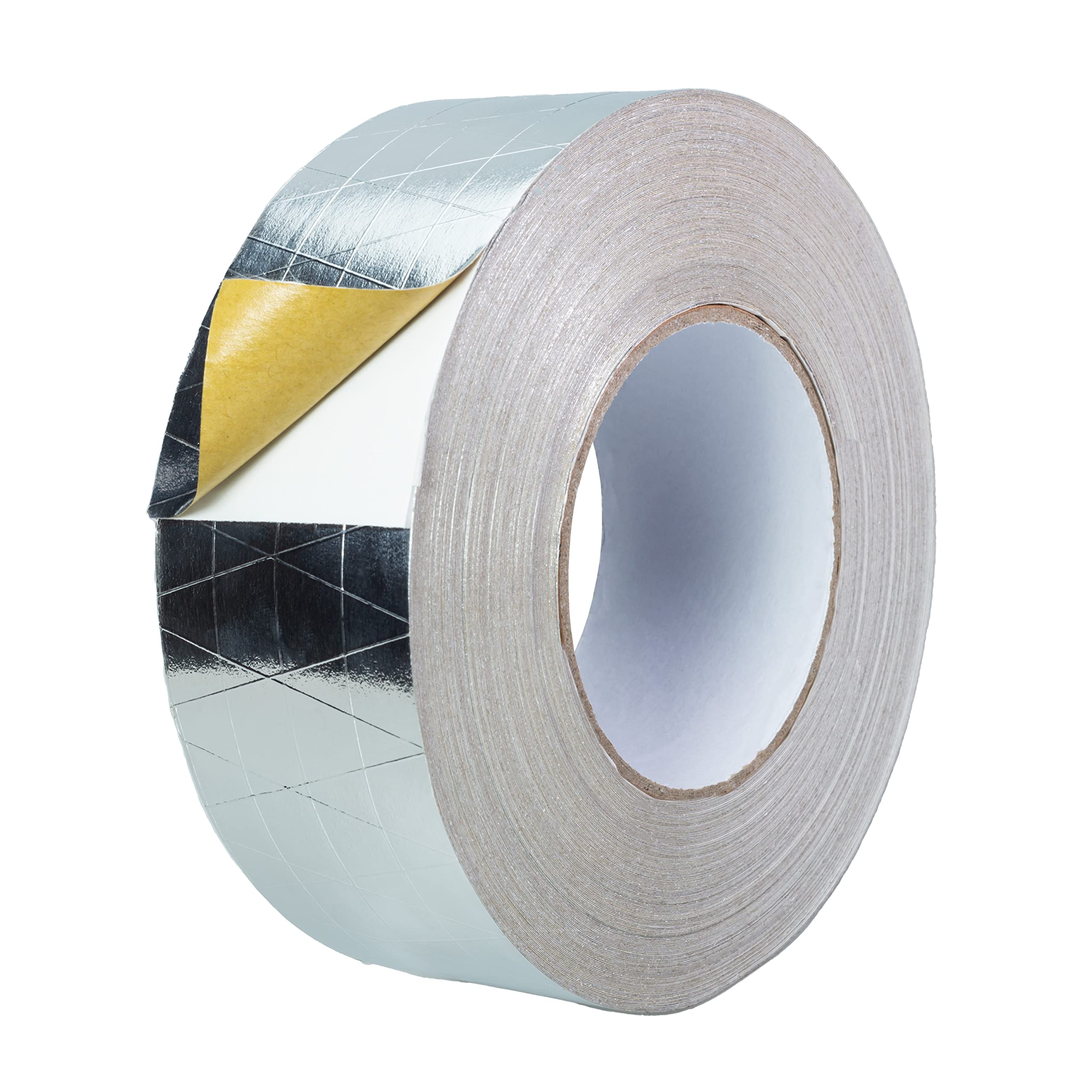 STERR - Cinta de Aluminio Reforzada Cinta de Aluminio Plata 50 mm x 50 m