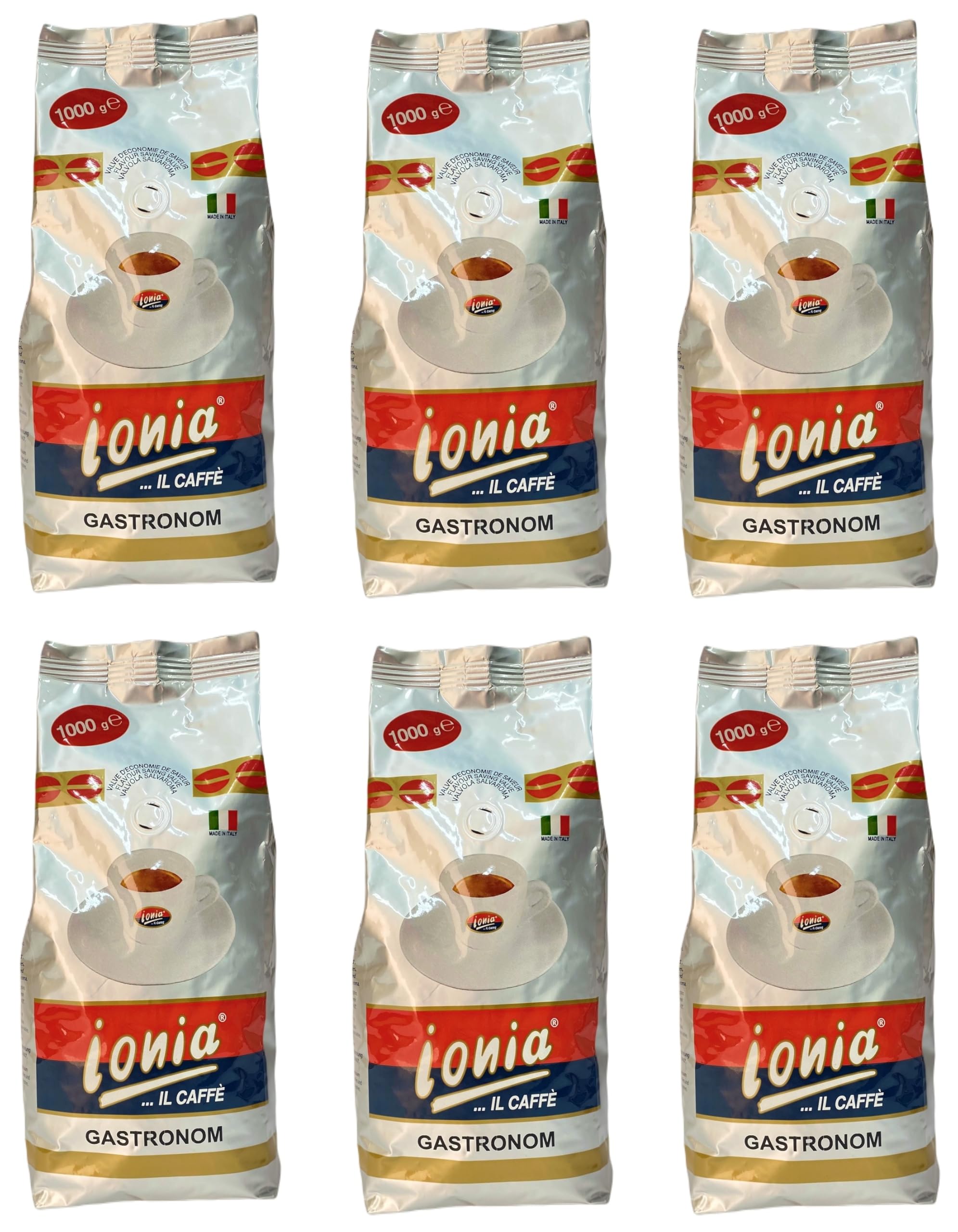 Ionia Espresso Gastronom Gusto Avvolgente (6 x 1 kg)