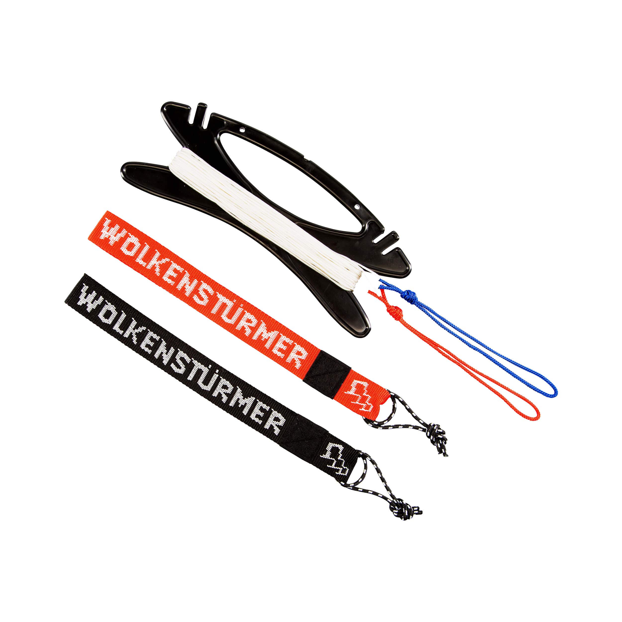 Wolkenstürmer® Paraflex Basic 2-liniowa mata do kierowania 1.7 (niebieska) – latawiec ze szlufkami do latania – latawiec z dwoma liniami – latawiec od 8 lat