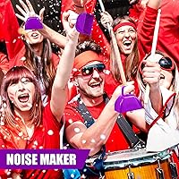 Vista 7 de Boao 100 cencerros de metal con asa para eventos deportivos, campanas ruidosas de vacas pequeñas, campanas de llamada para bodas, juegos de fútbol