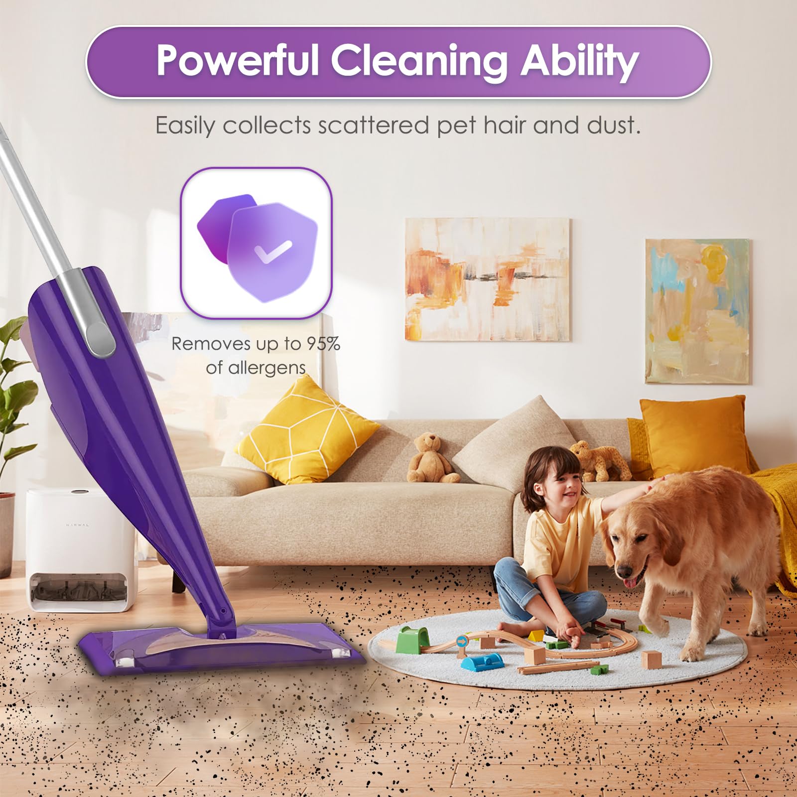 (60 Unidades) WetJet Recambios Desechables Para Fregona Compatibles con Swiffer WetJet, Recambios de Almohadillas Para Fregona Multisuperficie Para Limpieza de Pisos, Paquete de Repuesto de 60 Piezas